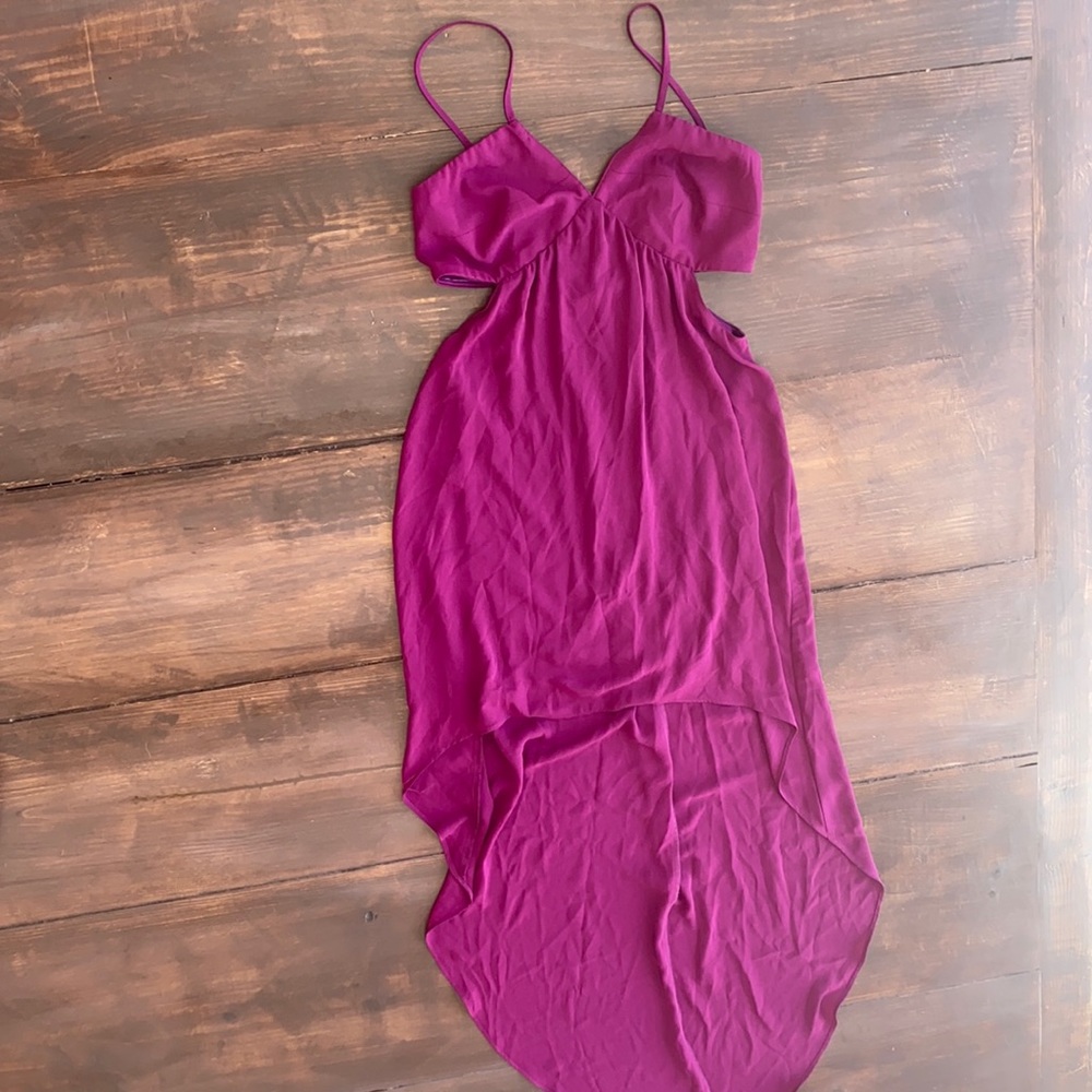 Bright Purple Cutout Dress by EXPRESS - Size 0 NWT